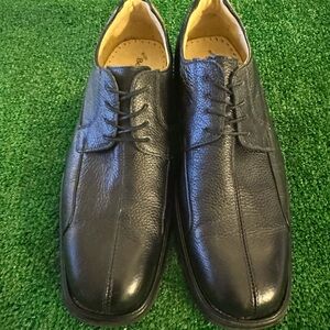 Elegant Belvedere Black Leather Men's Oxfords Size 15D